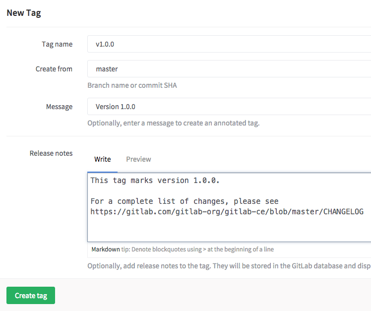 Web editor · Repository · Project · User · Help · GitLab